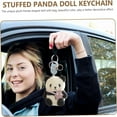thumbnail image 5 of Household Pendant, Ongmies Cute Panda Keychain | Panda Keyring | Panda Shaped Keychain | Cute Plush Panda Keyring Cute Plush Panda Key Chain, Hangs, Panda Pendant*1, 5 of 5