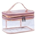 thumbnail image 1 of Transparent Cosmetic Bag Portable Makeup Organizer Versatile Travel Organizer Waterproof Toiletry Bag with Dry/wet Separation, 1 of 5