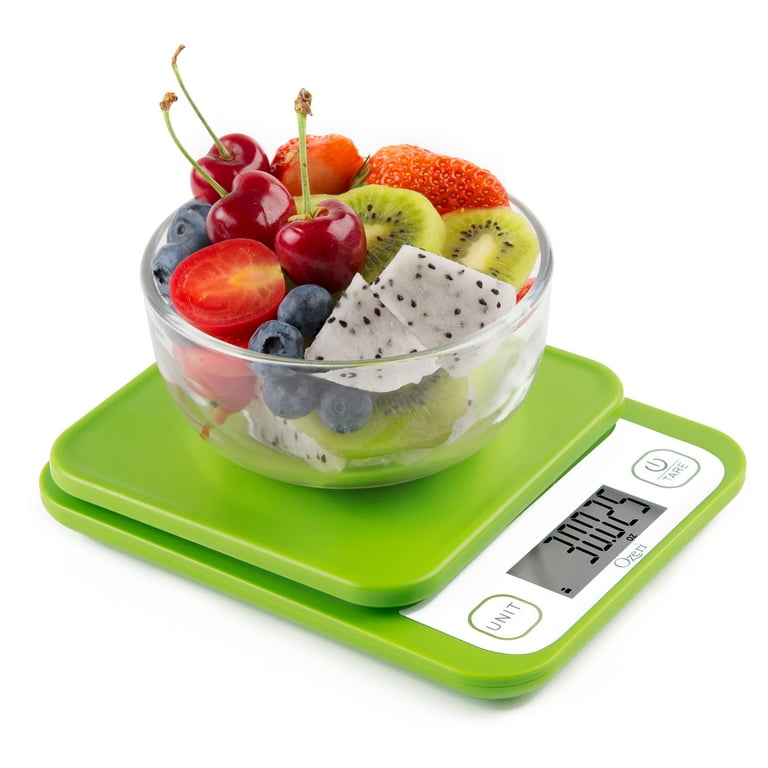 Ozeri Garden and Kitchen Scale II, with 0.1 G (0.005 oz) 420 Variable Graduation Technology, Green