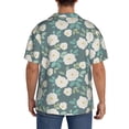 thumbnail image 3 of Kdxio Men's Hawaiian Shirt for Men Short Sleeve Shirt Flower Summer Casual Holiday Beach Button Down T-Shirts, 3 of 7