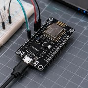 HannLk NodeMCU Lua Version 3 Coding Board with USB Input and Header Access