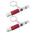 thumbnail image 3 of Miangastore Sifflet de Survie Multifonctionnel avec Boussole Lampe de Poche Porte-Clés pour Usage Extérieur Alliage d'Aluminium Rouge, 3 of 5