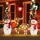 thumbnail image 1 of Adornos navideños de pingüinos con luces LED | Decoración para jardín, patio y césped | Figuras acrílicas luminiscentes con luces | Set de montaje DIY para fiestas navideñas y patio, 1 of 5