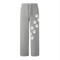 thumbnail image 5 of Sentmoon High Waisted Wide Leg Pants for Women Oversized Womens Wide Leg Jeans Loose Solid Color Breathable Womens Pants Trendy Fall Soft and Comfortable for Weekend Outings Gray XXL, 5 of 5