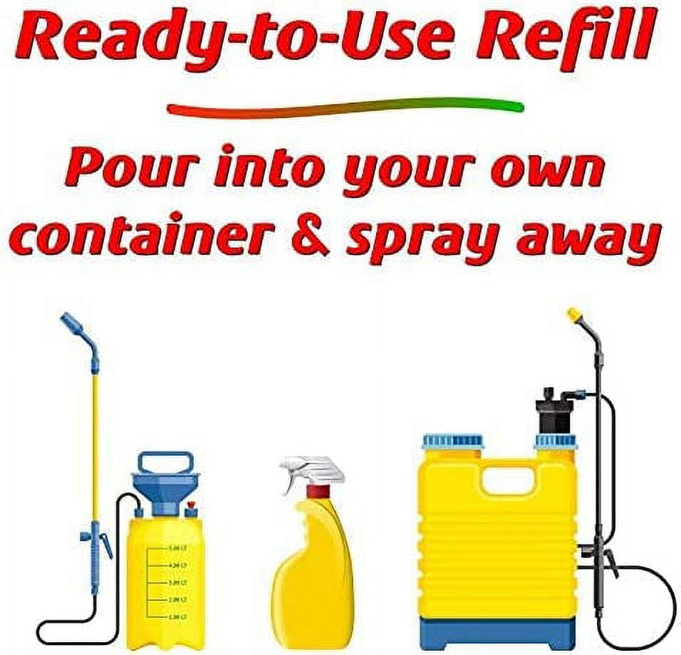 I Must Garden Rabbit Repellent: Mint Scent Rabbit Spray for Plants & Lawns - 1 Gallon Ready to Use Refill