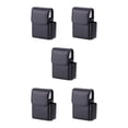 thumbnail image 1 of jesticaly Easy To Close And Open PU Cigarette Case For Business Cards Business Card Case Cigarette Cases Lychee black 5Set, 1 of 6