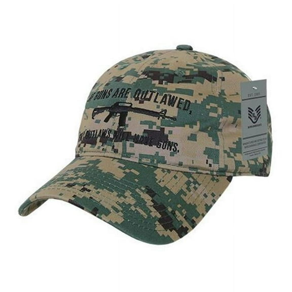 RapDom Outlaw Graphic Relaxed Mens Cap [MCU Digital - Adjustable]