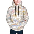 thumbnail image 4 of Sanrio Cinnamoroll Kids' Hoodie 3d Print Sweatshirt Soft Pullover Hooded With Big Pockets Fans Gifts For Boys Or Girls Small, 4 of 7