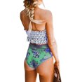 thumbnail image 2 of Maillots de Bain Bandeau 2 Pièces Taille Haute pour Femmes, 2 of 6