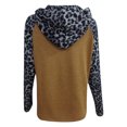 thumbnail image 5 of Blusa de manga larga con cuello en V para mujer a la moda con estampado de botones y bolsillo con capucha Fridja  ghj987+2690, 5 of 5