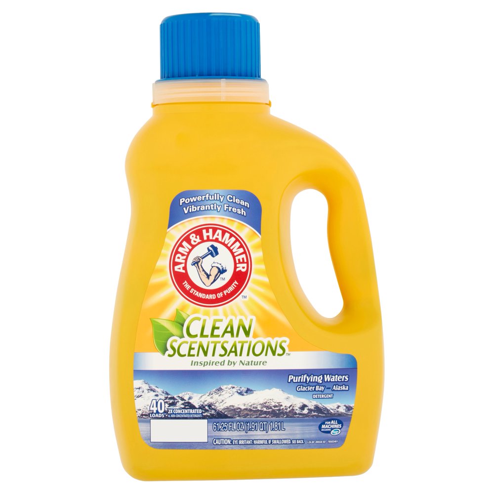Arm & Hammer Clean Scentsations Detergent, 40 loads, 61.25 fl oz