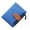 Blue, variant on Canvas Wallet for Men Zipper Credit Card Holder Students Shopping Purses Portable Button Clutch Bag Blue