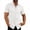 10#White, variant on Basic Mens Short Sleeve Cotton Linen Shirt Button Up Turn Down Collar Casual Summer Beach Vacation Breathable Solid Shirt Gray 3XL