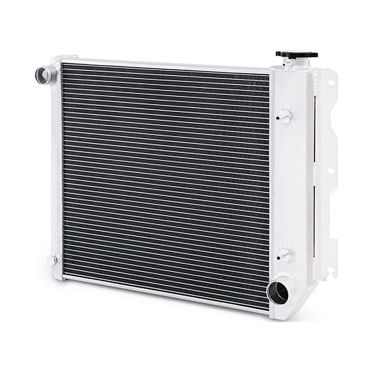 Mishimoto MMRAD-WRAV8-87X Performance Aluminum Radiator Compatible With Jeep YJ TJ Chevy V8 LS Engine Swap 1987-2006
