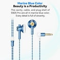 Eb2S Pro Flat Head Earbuds 1Dd 15.4Mm Lcp Dynamic Driver Earphones