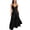#255-Black, variant on Women's Spring European and American Style Sweet V-Neck Backless Jumpsuit, Sleeveless Romper with Adjustable Straps for Party and Vacation