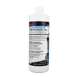 Milton 1002-32S Compressor Oil, Synthetic, Flip Top, 32 oz.