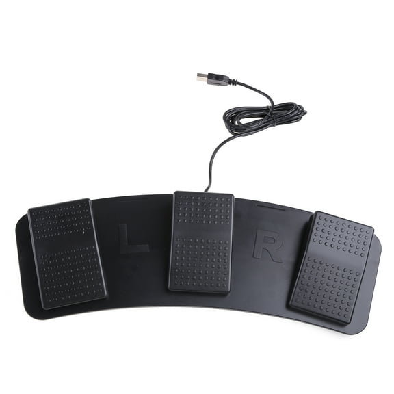 Necvior USB Foot Pedal Control Switch Keyboard Mouse For Computer PC Laptop Multiple Foot Pedals Used In Playing Games Factory Testing