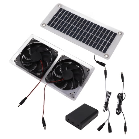 Model Solar Panel Fan Solar Panelwith Fan,50W Solar Panel Fan Solar Fan Solar Exhaust Fan ...