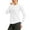 White, variant on AherBiu Workout Tops for Women Sunproof Stretch Slim Fitted Crewneck Lightweight Quick-Dry Long Sleeve Shirts