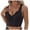 Black, variant on TSADFHJI Women's Wireless Lightly Lined Comfort Bra Everyday Underwear Women's Bras Nightwear Bras for Women with Robe Womens Bras Black Lace Grey XXL