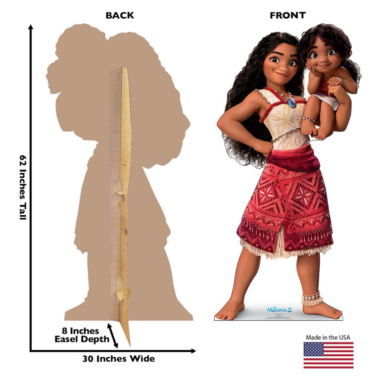 Advanced Graphics 5441 Disney Moana 2 Movie - Moana & Simea
