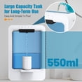 thumbnail image 2 of BEBANG Automatic Mouthwash Dispenser for Bathroom, 18.3Oz Wall Mounted Dispenser with Magnetic Cups, 3 Dispensing Level, Smart Mouthwash Dispenser for Kids Adult, 2 of 7
