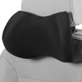thumbnail image 1 of Almohada Ergonómica para el Cuello del Automóvil, Soporte para el Cuello, Almohada Ajustable de Poliéster y Espuma Viscoelástica, Negro, 1 Pcs, 1 of 1