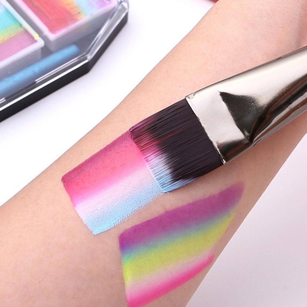 12 Pcs/Set Nylon Hair Painting Brush Face Paint Brush Human Body Paint Brush