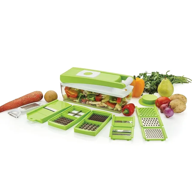 12 in 1 Multipurpose Chopper Fruits & Vegetable Cutters Grater Peeler Chipser