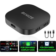 BINIZE CarPlay AI Box for Original Car with Wired Carplay/Android Auto  Carplay Magic Box Streaming Device for Car with Netflix YouTube  Android System magicbox 2.0 Carplay Smart Ai Box  2+32G