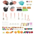 thumbnail image 2 of bxhwj Play Kitchen Toys, Large Pretend Cutting Set with Realistic Utensils and Cookware, Play Kitchen Toys, Educational Role Play Gift for Toddlers Children Learning Development, 2 of 9