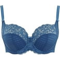 thumbnail image 4 of Panache Envy Balcony Underwire Bra (7285),34F,Sapphire, 4 of 4