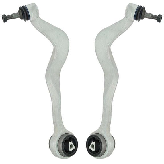 TRQ Front Left and Right Lower Control Arm with Ball Joint Set 2 Piece Fits 2004-2007 BMW 525i 530i 545i 2006-2010 550i M5 2008-2010 528i 535i