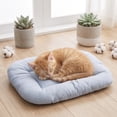thumbnail image 2 of Pet Bed Mat, Dog Cat Sleeping Pad, Soft Fuzzy Cozy Pet Cushion for Crate Kennel Sofa Floor, Polyester Breathable Pet Mattress for Small Medium Large Animals, All-Season Indoor Use,Machine Washable, 2 of 7