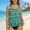 Green, variant on 2026 New Tankini Swimsuits for Women Swim Tank Top with Swim Shorts, 2 Piece Swimwear Modest Tummy Control Bathing Suits(Mint Green,M)