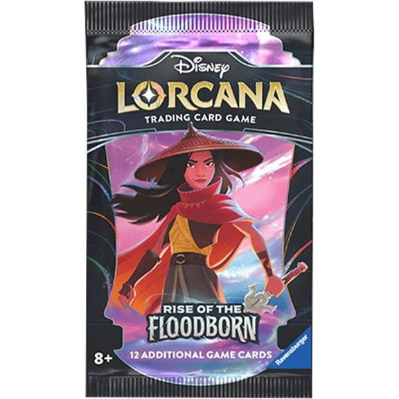 Ravensburger 12 Card Booster Pack Lorcana Rise of the Floodborn Individual Pack