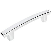10 Pack - Cosmas 5238CH Polished Chrome Contemporary Cabinet Hardware Handle Pull - 4" Hole Centers