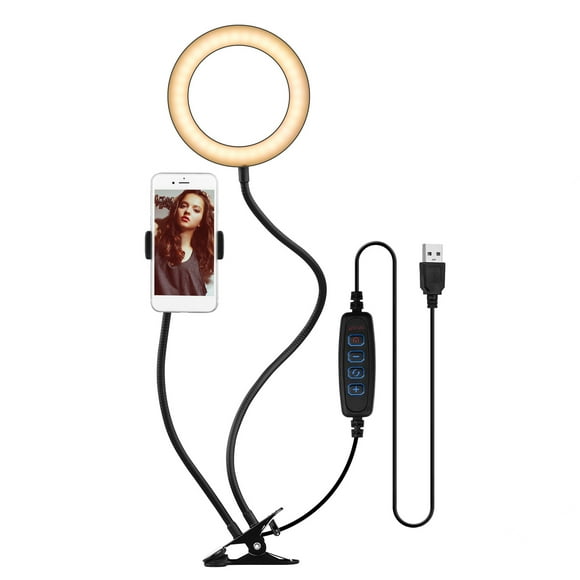 Amdohai Andoer 6-inch LED Ring Light 3000-5000K 3 Colors Brightness
