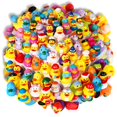 thumbnail image 1 of Juguete de baño con forma de pato de goma Audaisyly para niños, 50 unidades, surtido, 1 of 7