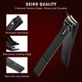 thumbnail image 4 of Onlywee - Juego de manicura premium para mujeres y hombres, 8 cortaúñas de acero inoxidable, herramientas para el cuidado de las uñas de las manos y los pies, kit de pedicura de regalo de aseo profesi, 4 of 5