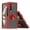 Red, variant on For Samsung Galaxy Z Fold 7 Impact Metal Ring Holder Stand Magnetic Car Mount Protective Hybrid Case Cover Blue