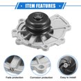 thumbnail image 4 of Bomba de agua de motor auxiliar de coche Invertery para Ford Escape 3.0L V6 2001-2003 Metal Unique Bargains, 4 of 7