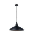 thumbnail image 1 of Xtricity - Pendant Light, 19.6'' Width, From the Retro Collection, Black, 1 of 3