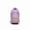 thumbnail image 4 of Led lights roller skates double wheels USB rechargeable skates - Perfet Black, 4 of 4