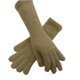 thumbnail image 2 of Guantes de mujer de color liso sin dedos, cálidos, de punto, mitones para mujer, 2 of 3
