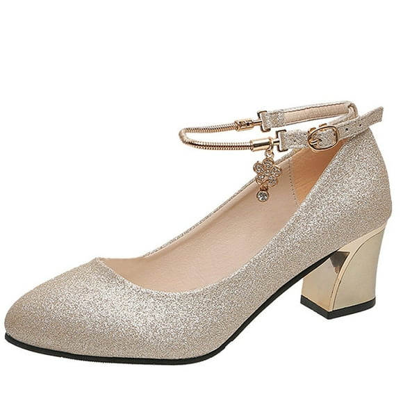 2025 Toe High Round Heels High Heels Clear for Women Fashion Wedding Women's Heels Shoes for Women High Heels Boots Work Shoes Solid Women's High Heels