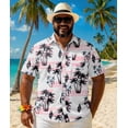 thumbnail image 3 of COOFANDY Big & Tall Button Up Shirts for Men Short Sleeve Collared Untucked Shirts Wrinkle Free Summer Shirts, 3 of 6