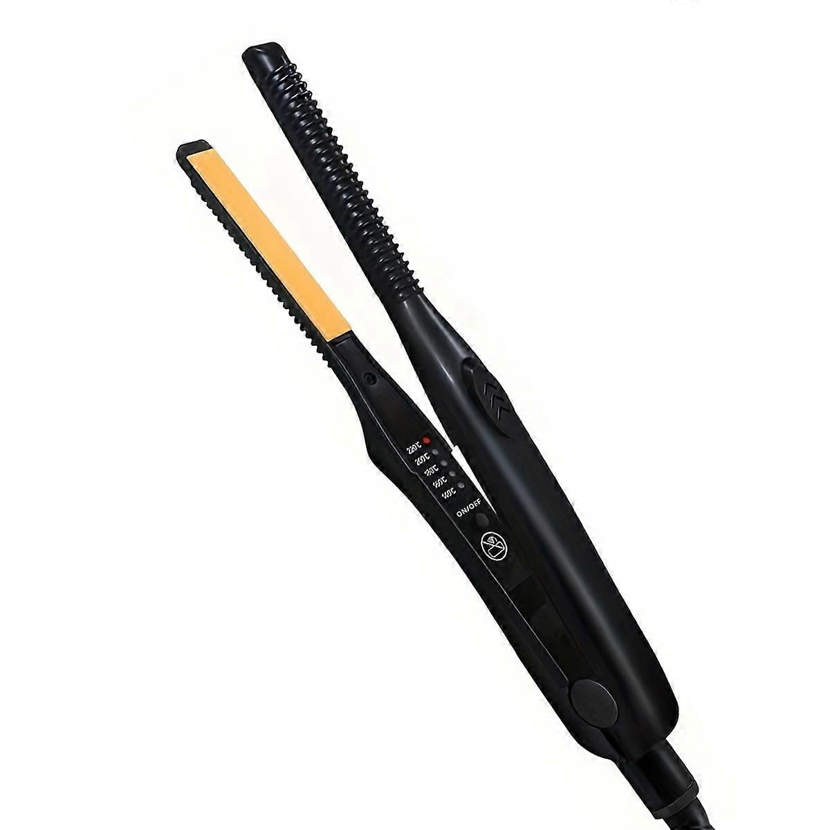 Mini Hair Straightener For Short Hair And Edges, Thin Plates With Ionic Technology, Anti-Pinch Design For Safe And Easy Use
