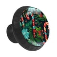 thumbnail image 2 of 12 Pieces Christmas Candy Cane Glass Knobs for Dresser Drawers, 1.37 x 1.10 IN Round Kitchen Cabinet Pulls For Home Office Nursery Kids Room, 2 of 6